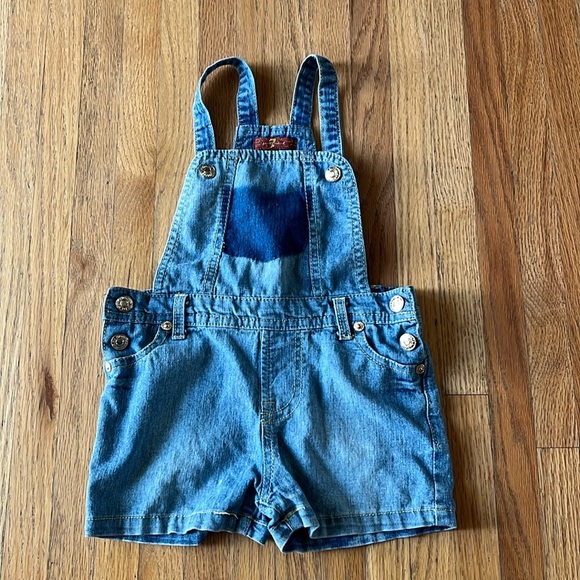Jean Short Overalls Size 4T - Picture 1 of 3
